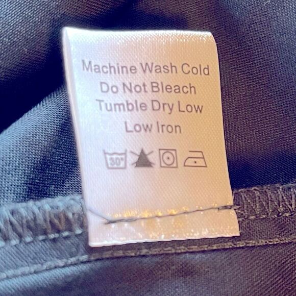 TUCKERNUCK Navy Willow Blouse Top EUC 3/4 Sleeves Pullover Cotton Poplin XS - Picture 7 of 8